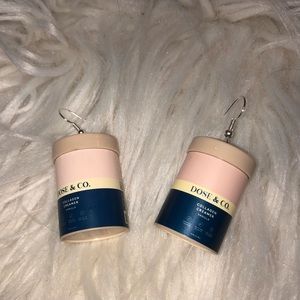dose & co collagen creamer mini brands earrings new